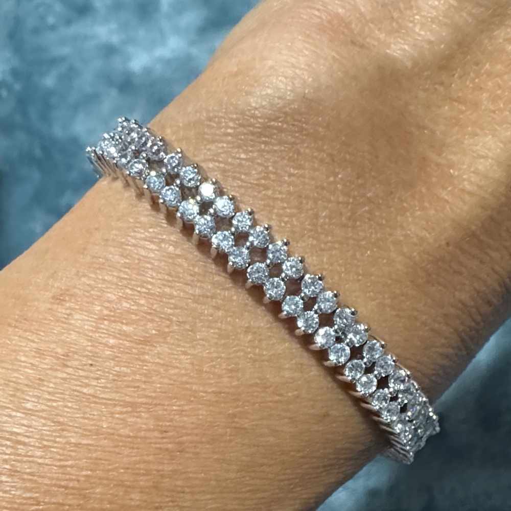 Dazzling Silver Bracelet